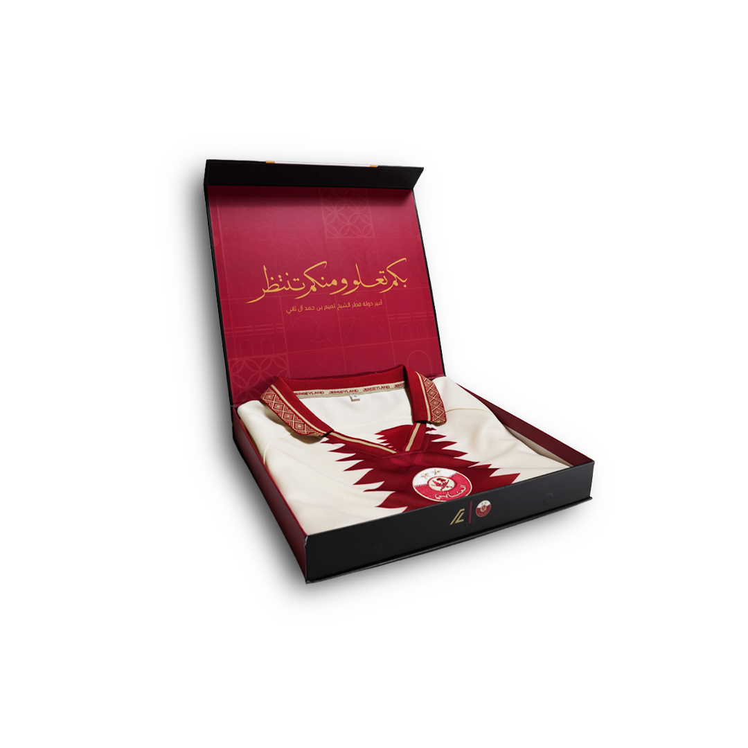 Qatar Football Jersey Tee WC2026