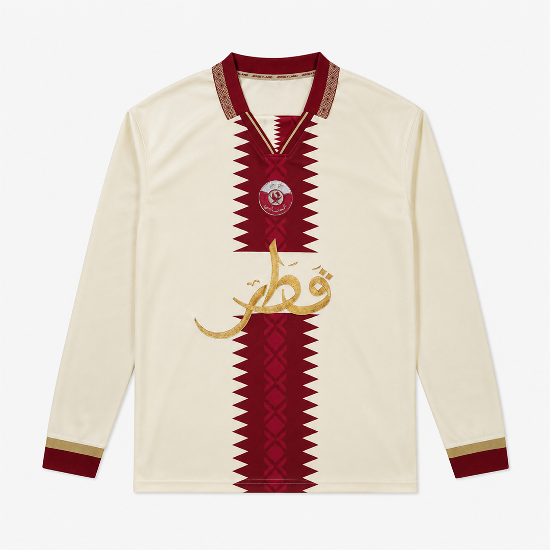 Qatar Football Jersey Long sleeves WC2026