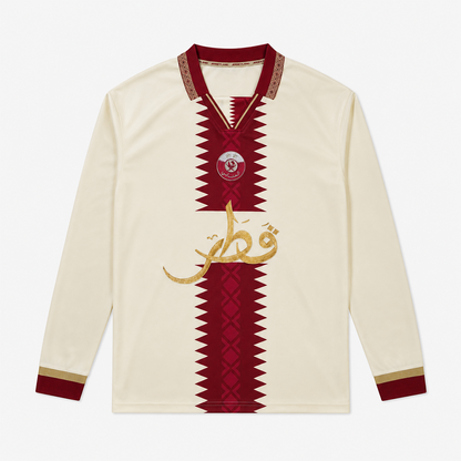 Qatar Football Jersey Long sleeves WC2026