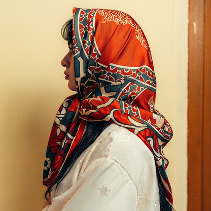 Hikaytena Silk Scarf - Al Maghrib